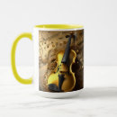 Search for vintage music mugs Violin