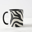 Search for zebra print mugs Black and white