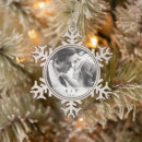 Recherche de pewter photo ornaments Monogramme