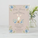 Search for rabbit baby shower invitations Watercolor