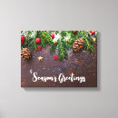 Search for rustic christmas canvas prints Country