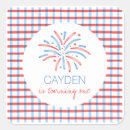 Search for red white checkers stickers For kids