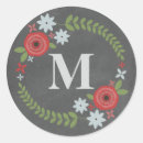 Search for chalkboard floral wreath wedding stickers Flowers