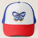Recherche de papillon bleu casquettes Nature