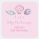 Search for seashell stickers Summer birthday
