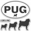 Search for pug love bumper stickers Pets