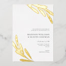 Search for olive leaves wedding invitations Modern