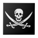 Recherche de drapeau pirate de carreaux Crâne