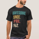 Search for made in 1962 tshirts April
