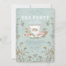 Search for tea cup birthday invitations Girl