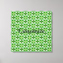 Search for st paddys day canvas prints Green