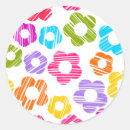 Search for whimsical flower pattern stickers Girly