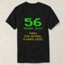 Search for 56 birthday tshirts 56 years old