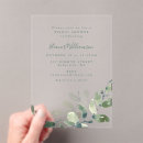 Search for acrylic bridal shower invitations Greenery