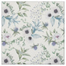 Recherche de vintage floral fabric Bleu