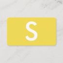 Recherche de monogram grandes cartes visite Minimaliste