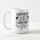 Search for homemade mugs Happiness is homemade
