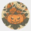 Search for vintage pumpkin stickers Floral