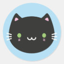 Search for black kittens stickers Animals
