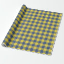 Search for blue tartan wrapping paper Retro