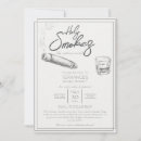 Search for cigar and whiskey invitations Groom