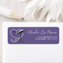 Search for eiffel tower return address labels Purple
