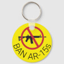 Search for weapons round keychains Gun control