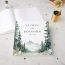 Search for mountain wedding guest books Watercolor