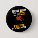 Recherche de travailleur social badges Justice sociale