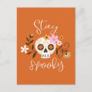 Recherche de squelette halloween cartes postales Jour des morts
