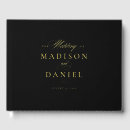 Search for black guest books Elegant