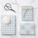 Search for white lace wrapping paper Blue and white