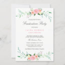 Search for pretty graduation invitations Floral