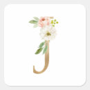 Search for letter j monogram stickers Botanical