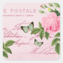 Search for vintage pink roses stickers French