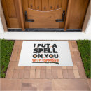 Search for funny halloween doormats Ghost