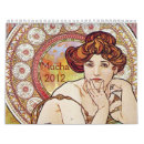 Recherche de art nouveau calendriers Mucha