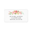 Search for pink glam return address labels Watercolor