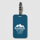 Search for mountain luggage tags White