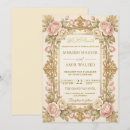 Search for gold and cream invitations Ornate