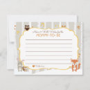 Search for baby shower words of wisdom advice cards Woodland