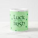 Search for irish luck coffee mugs Green