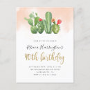 Search for summer 40th birthday invitations Chic