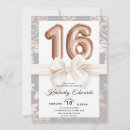 Search for rose gold sweet 16 invitations Luxury