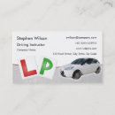 Search for driving instructor business cards Professional