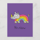 Recherche de rhinocéros cartes postales Mignon
