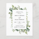 Search for botanical engagement party invitations Watercolor