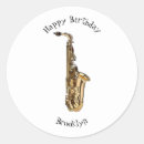 Recherche de saxophoniste autocollants Saxophone