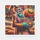 Recherche de clown serviettes Halloween
