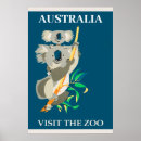 Search for vintage zoo posters Illustration